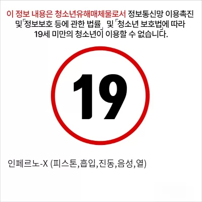 인페르노-X (피스톤,흡입,진동,음성,열)