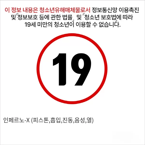 인페르노-X (피스톤,흡입,진동,음성,열)